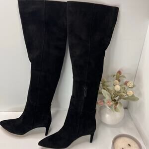 Sam Edelman Ursula Tall Suede Over the Knee Boot Black Women's 8M NWOB